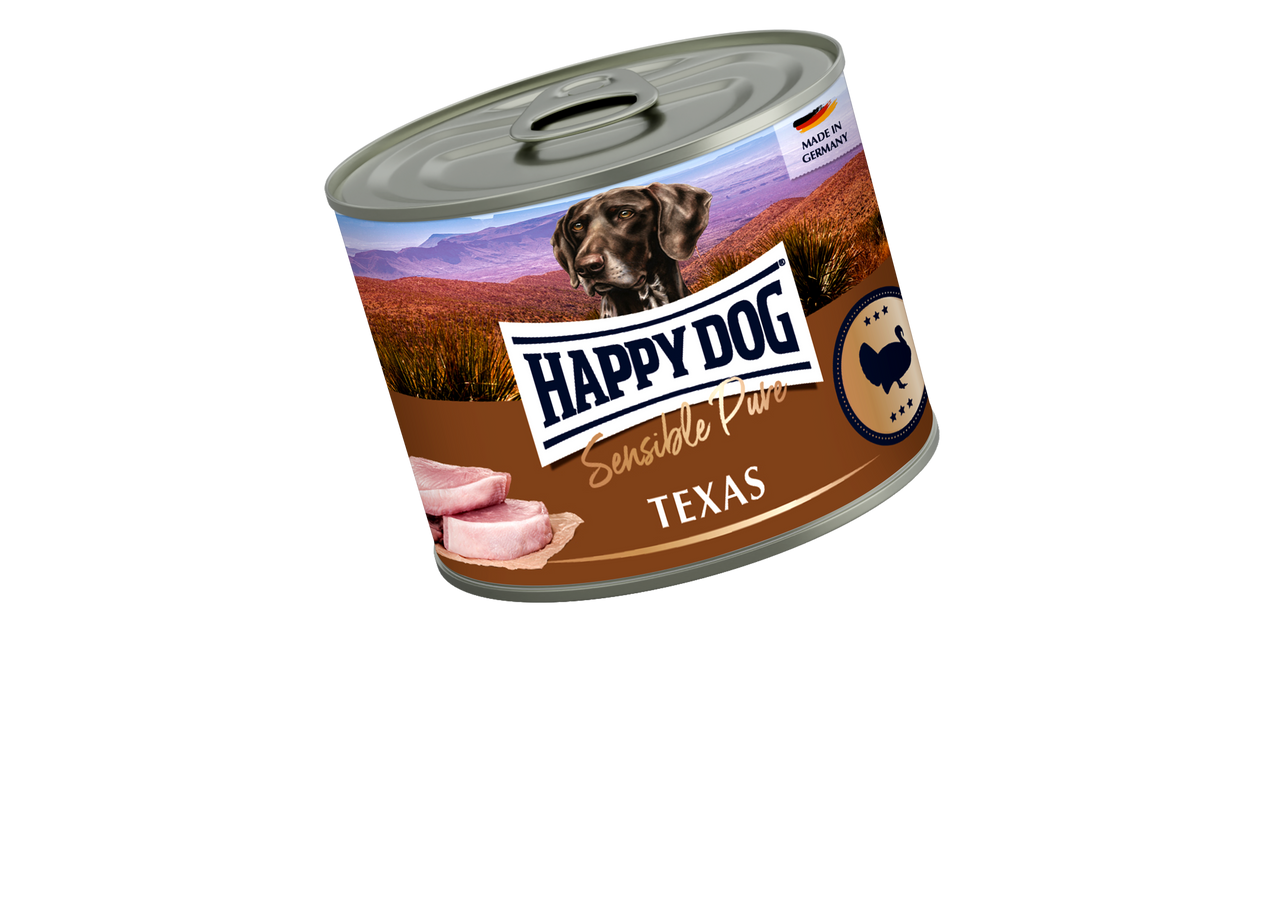 Puré Grain Free Kalkon Hundfoder - 6 st x 200 g - HappyDog