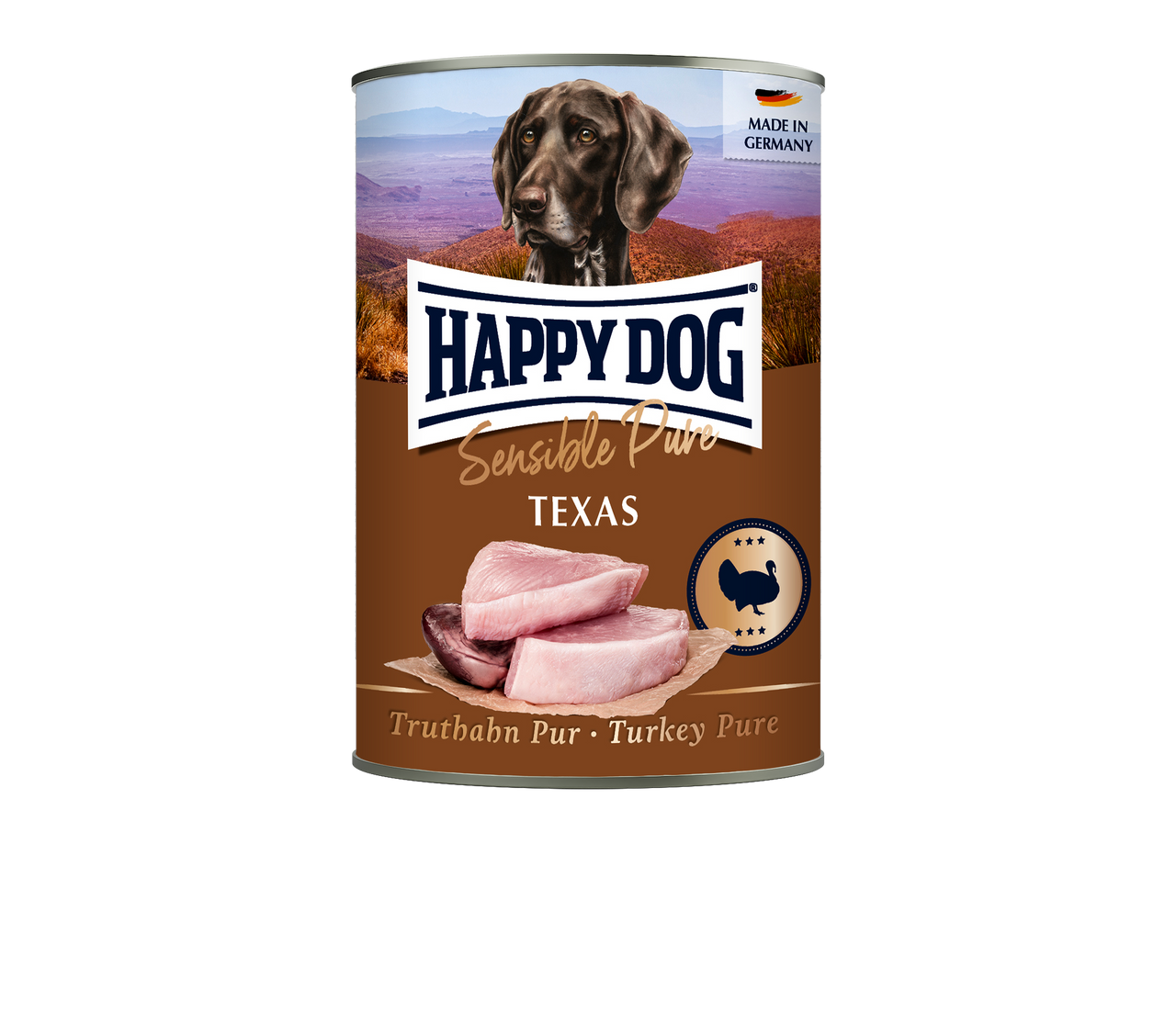 Puré Grain Free Kalkon Hundfoder - 6 st x 400 g - HappyDog