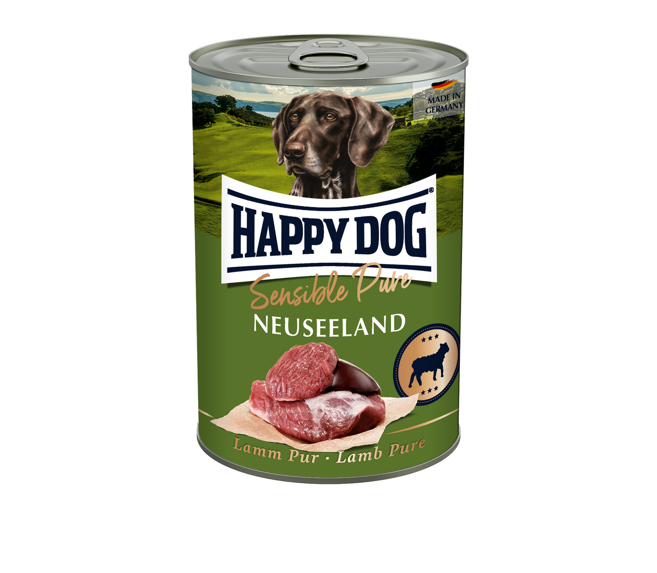 Puré Grain Free Lamm Hundfoder - 6 x 400 g - HappyDog