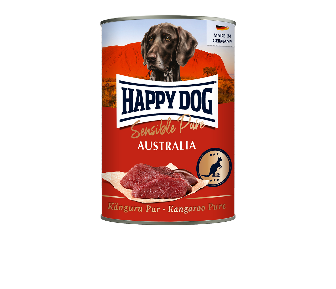 Puré Grain Free Känguru för hund - 6 st x 400 g - HappyDog