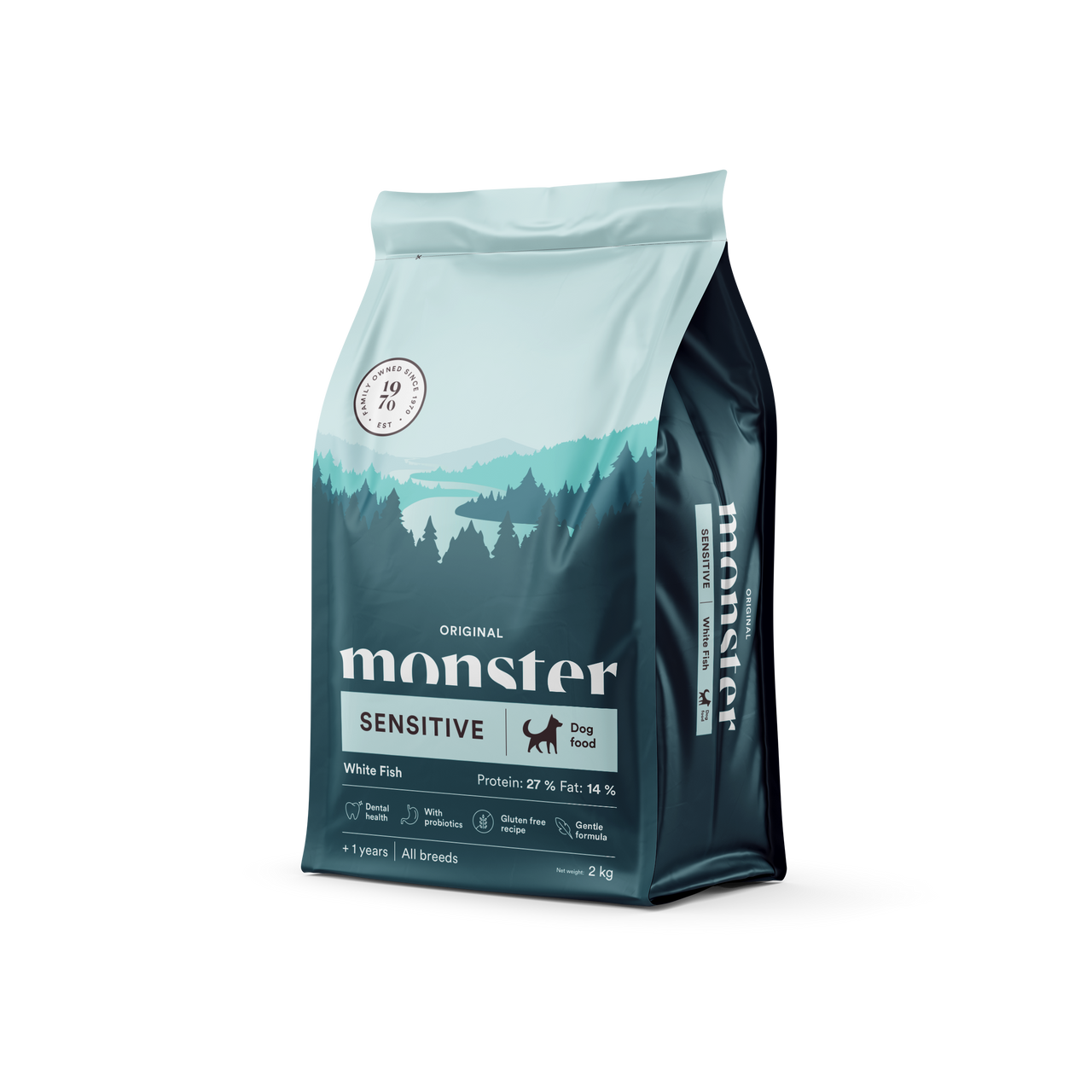 Dog Original Sensitive White Fish - 17 kg - Monster