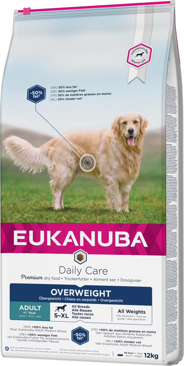 Dog Daily Care Overweight - 12 kg - Eukanuba