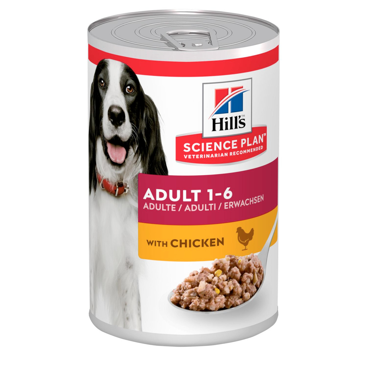 Adult våtfoder med kyckling för hund - 12 x 370 g - Hill’s