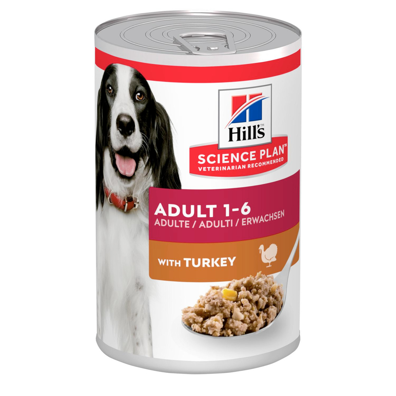 Adult våtfoder med kalkon för hund - 12 x 370 g - Hill’s