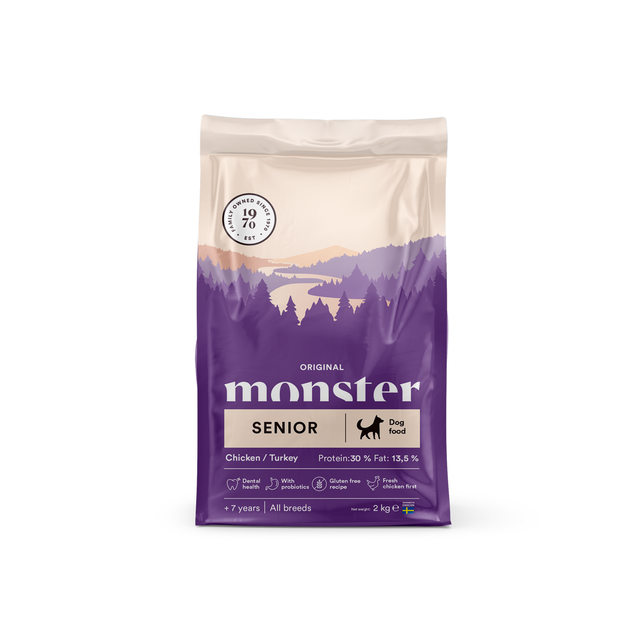 Dog Original Senior Chicken & Turkey - 2 kg - Monster