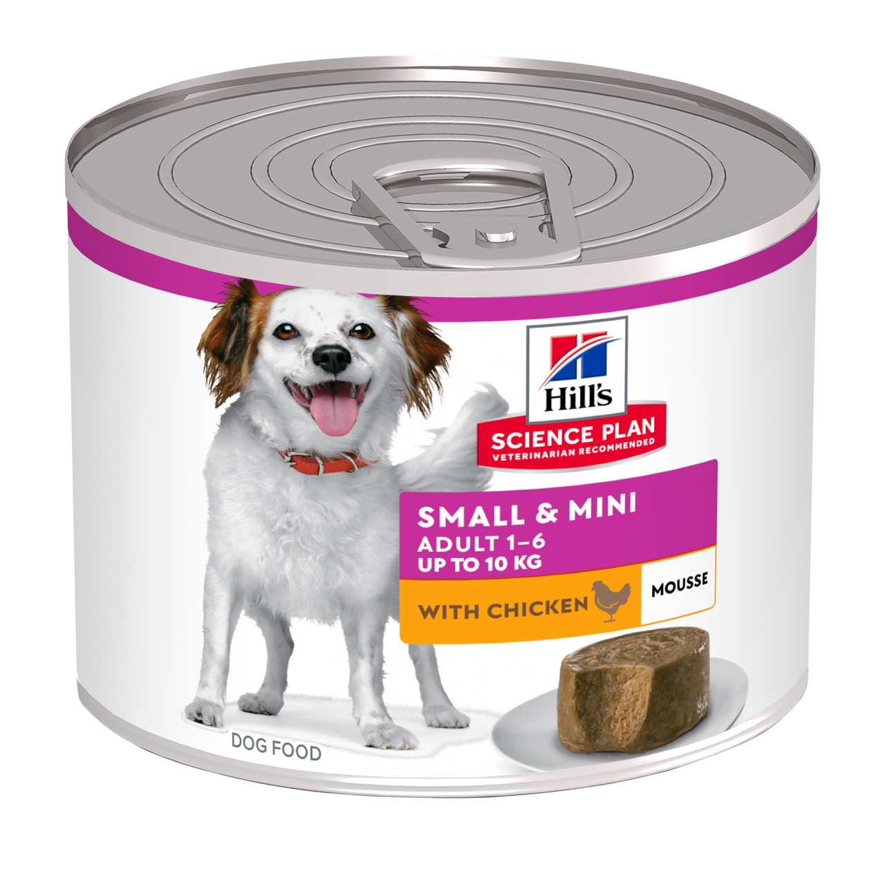 Small & Mini Adult Mousse Hundfoder med Kyckling - 12 x 200 g - Hill’s