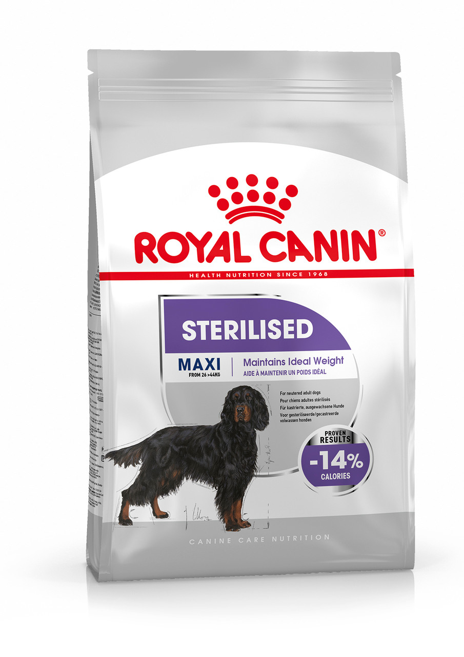 Sterilised Adult Maxi Torrfoder för hund - 12 kg - Royal Canin