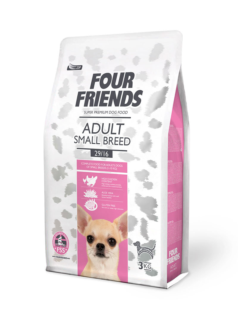 Adult Small Breed Hundfoder - 3 kg - FourFriends