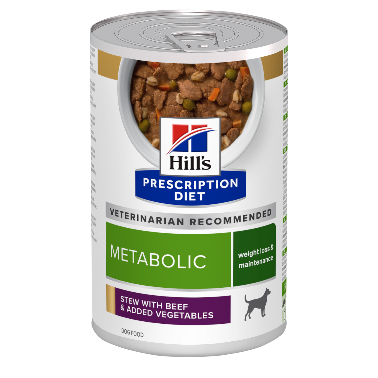 Prescription Diet Metabolic Weight Management Stew Nötkött Våtfoder till Hund - 12 st x 354 g - Hill’s