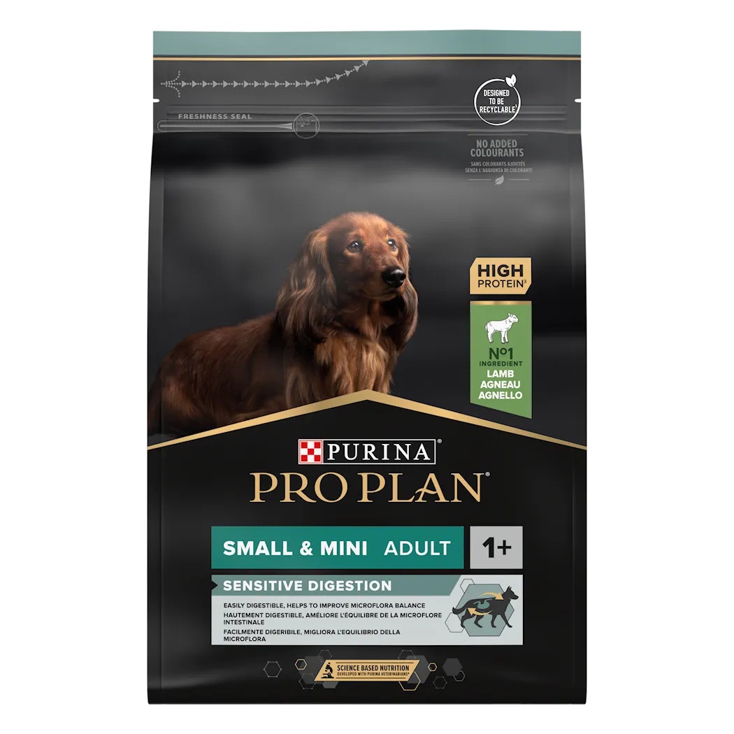 Small & Mini Adult Sensitive Digestion Lamb hundfoder - 7 kg - Purina Pro Plan