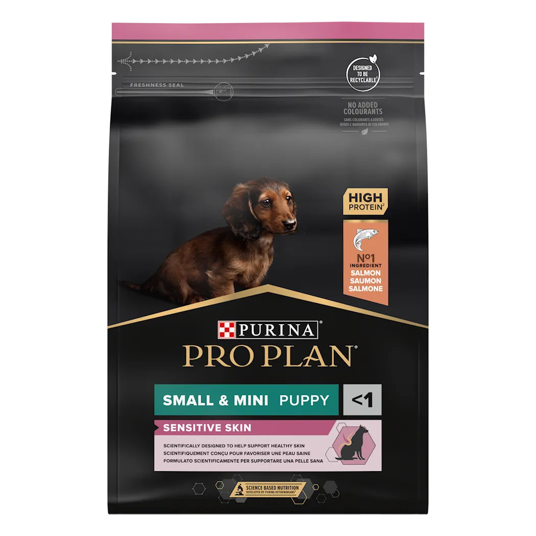Small & Mini Puppy Sensitive Skin Salmon - 3 kg - Purina Pro Plan