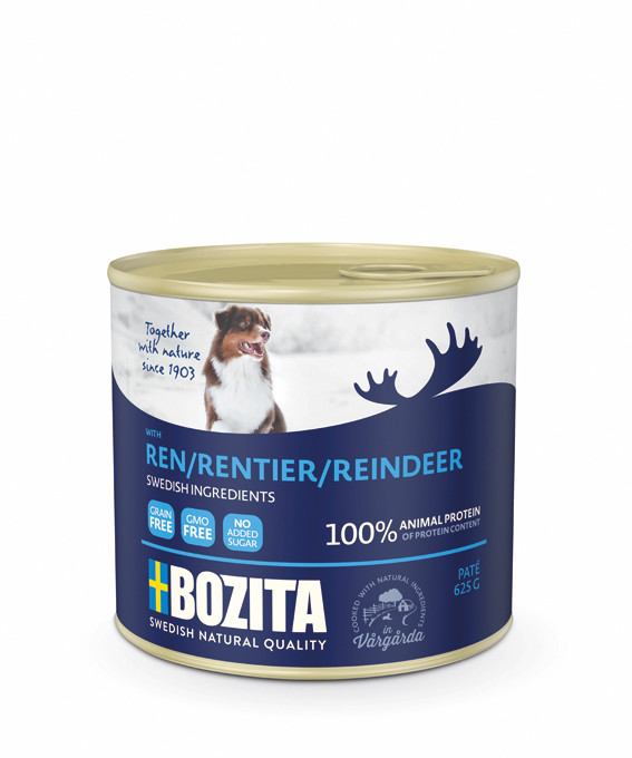 Ren Paté för hund - 6 st x 625 g - Bozita