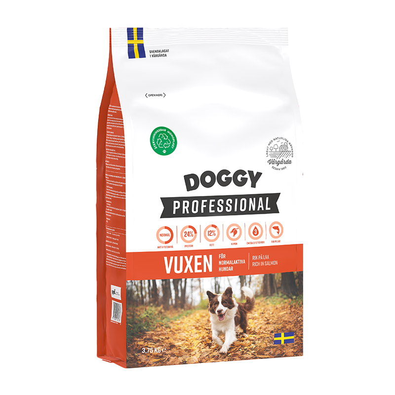 Professional Vuxen Hundfoder - 3,75 kg - Doggy