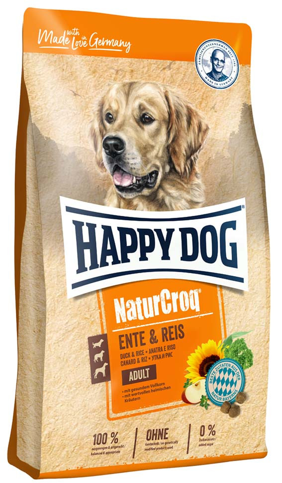 NaturCroq Anka & Ris Hundfoder - 11 kg - HappyDog
