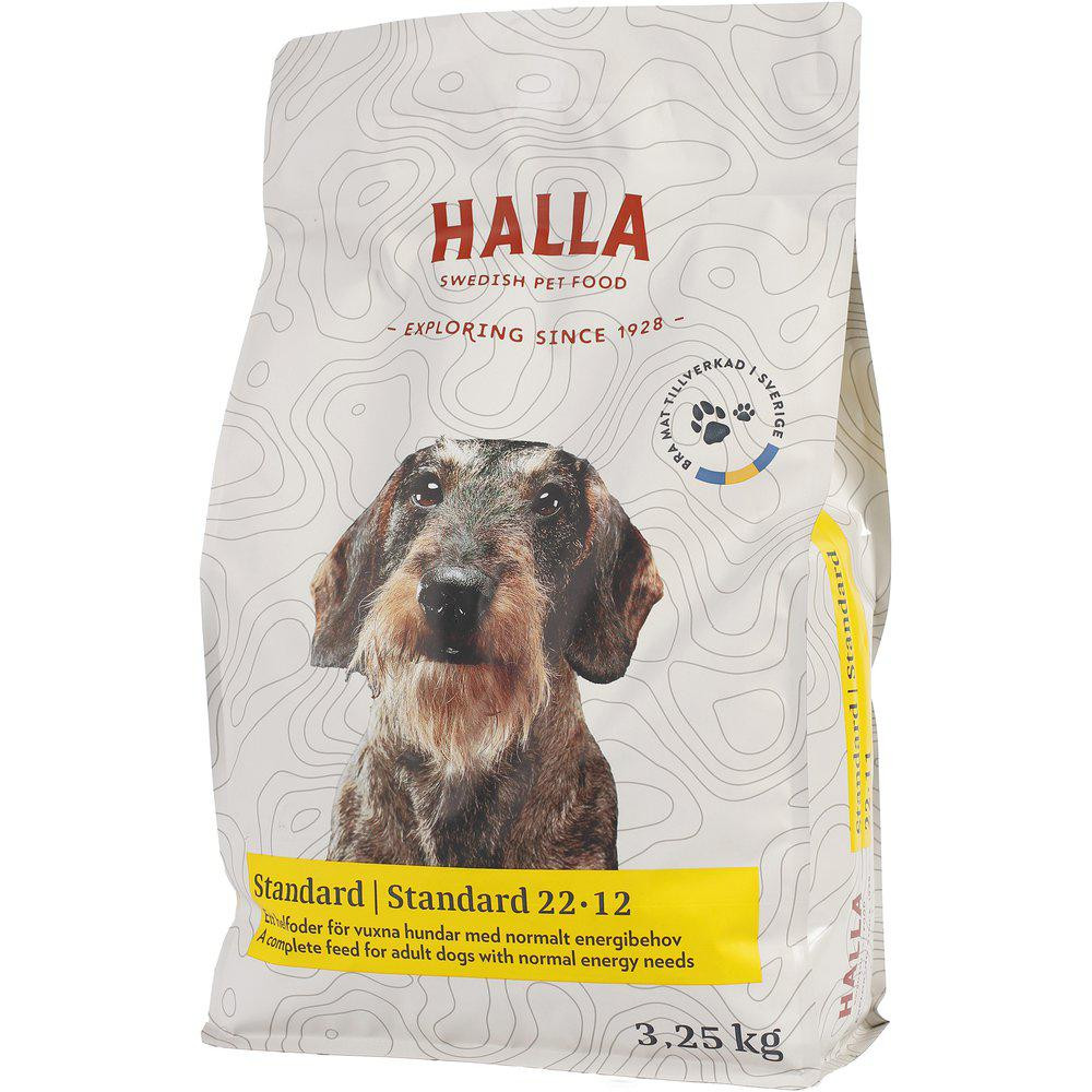 Hundfoder Standard - 3,25 kg - Halla Pet Food
