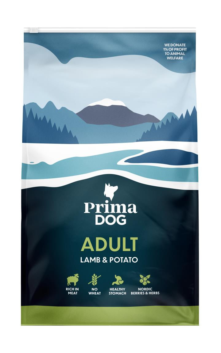 Lamm & Potatis Premium hundfoder Vuxen - 3 kg - PrimaDog