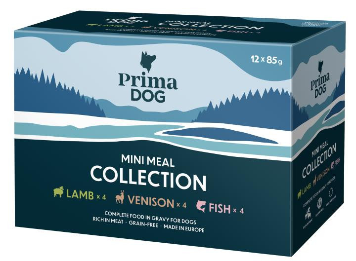 Mini Meal Multipack Våtfoder för hund - 12 x 85 g - PrimaDog
