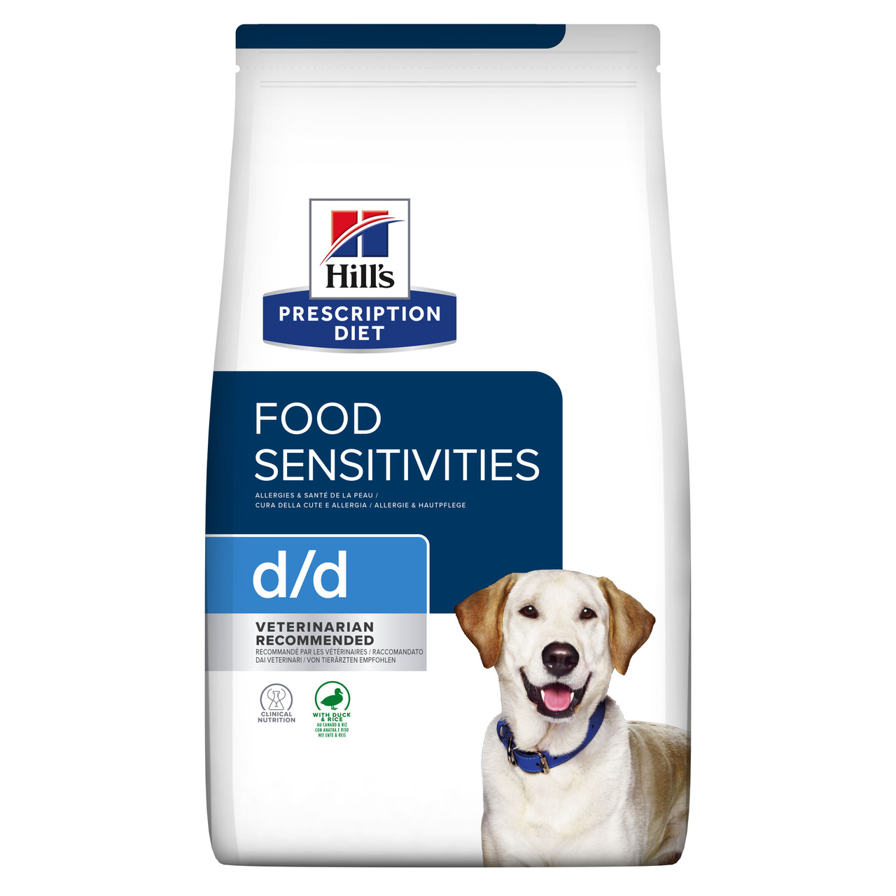 Prescription Diet d/d Food Sensitivities Torrfoder Hund med Anka och Ris - 12 kg - Hill’s