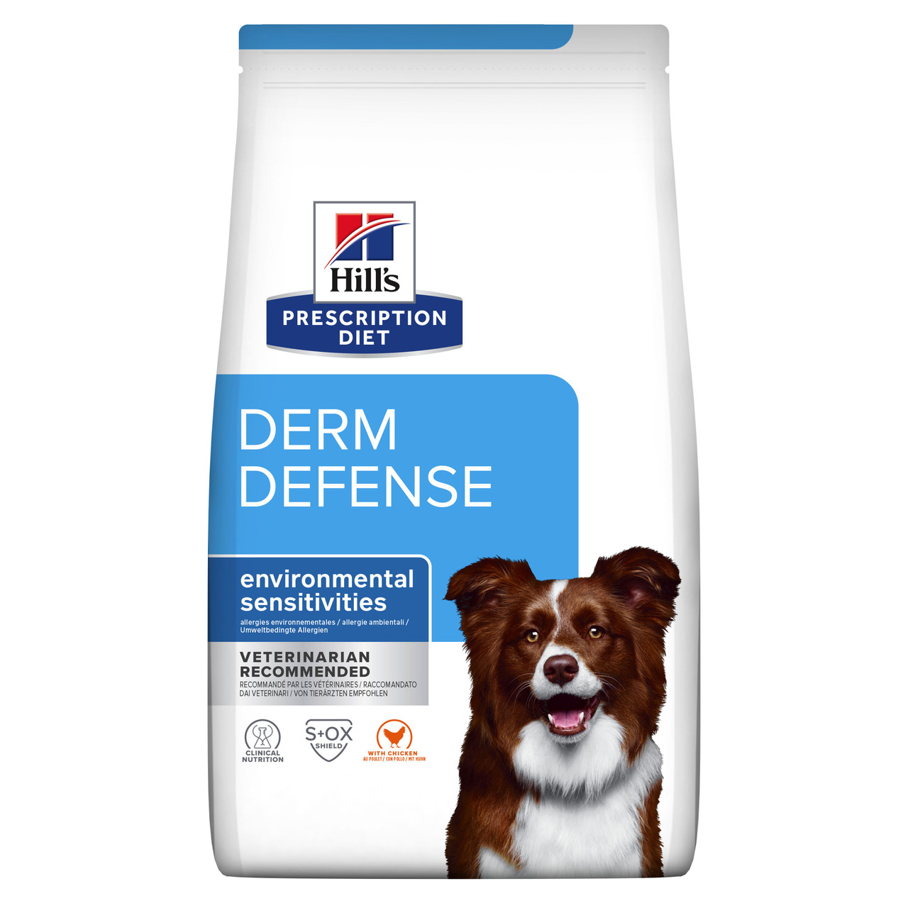 Prescription Diet Derm Defense Torrfoder med Kyckling Hundfoder - 12 kg - Hill’s