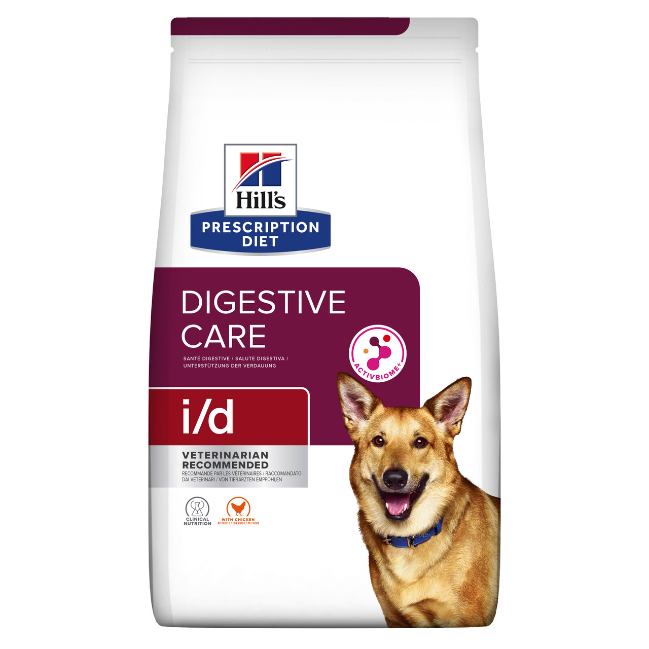 Prescription Diet i/d Digestive Care Hundfoder med Kycklingsmak - 1,5 kg - Hill’s