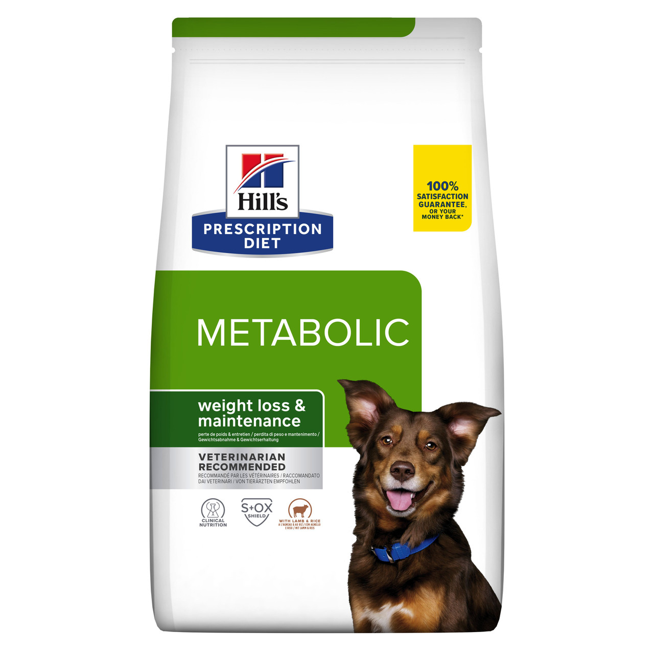 Prescription Diet Metabolic Weight Management med Lamm & Ris Hundfoder - 12 kg - Hill’s