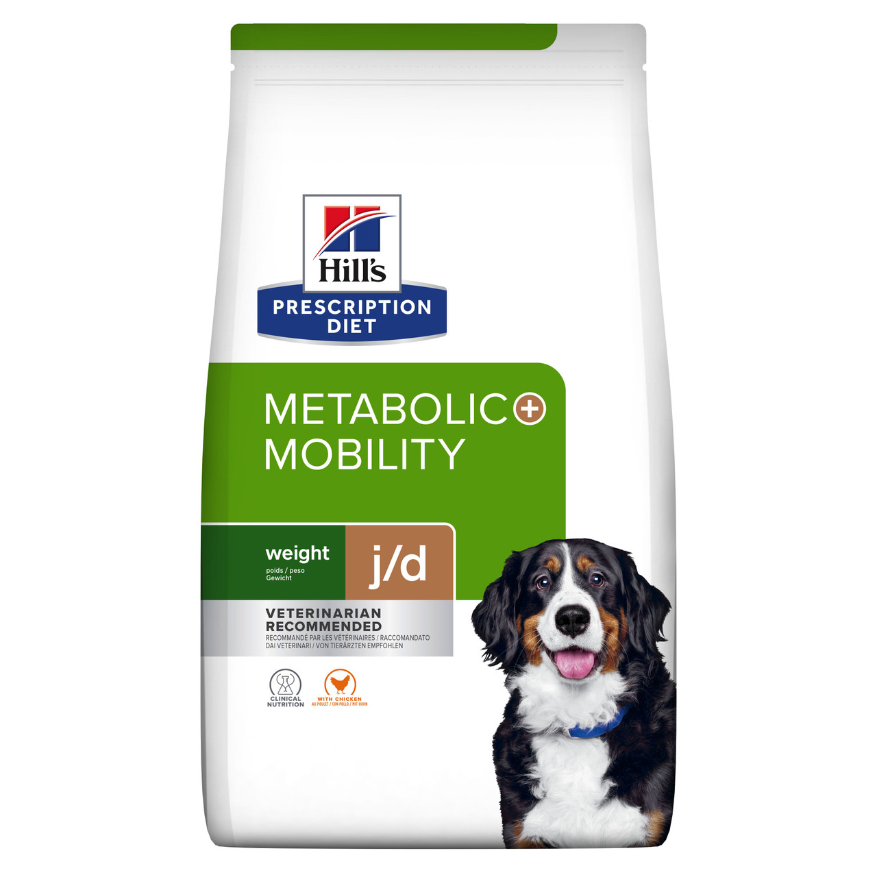 Prescription Diet Mobility + Metabolic Weight Management Torrfoder till Hund med Kyckling - 12 kg - Hill’s