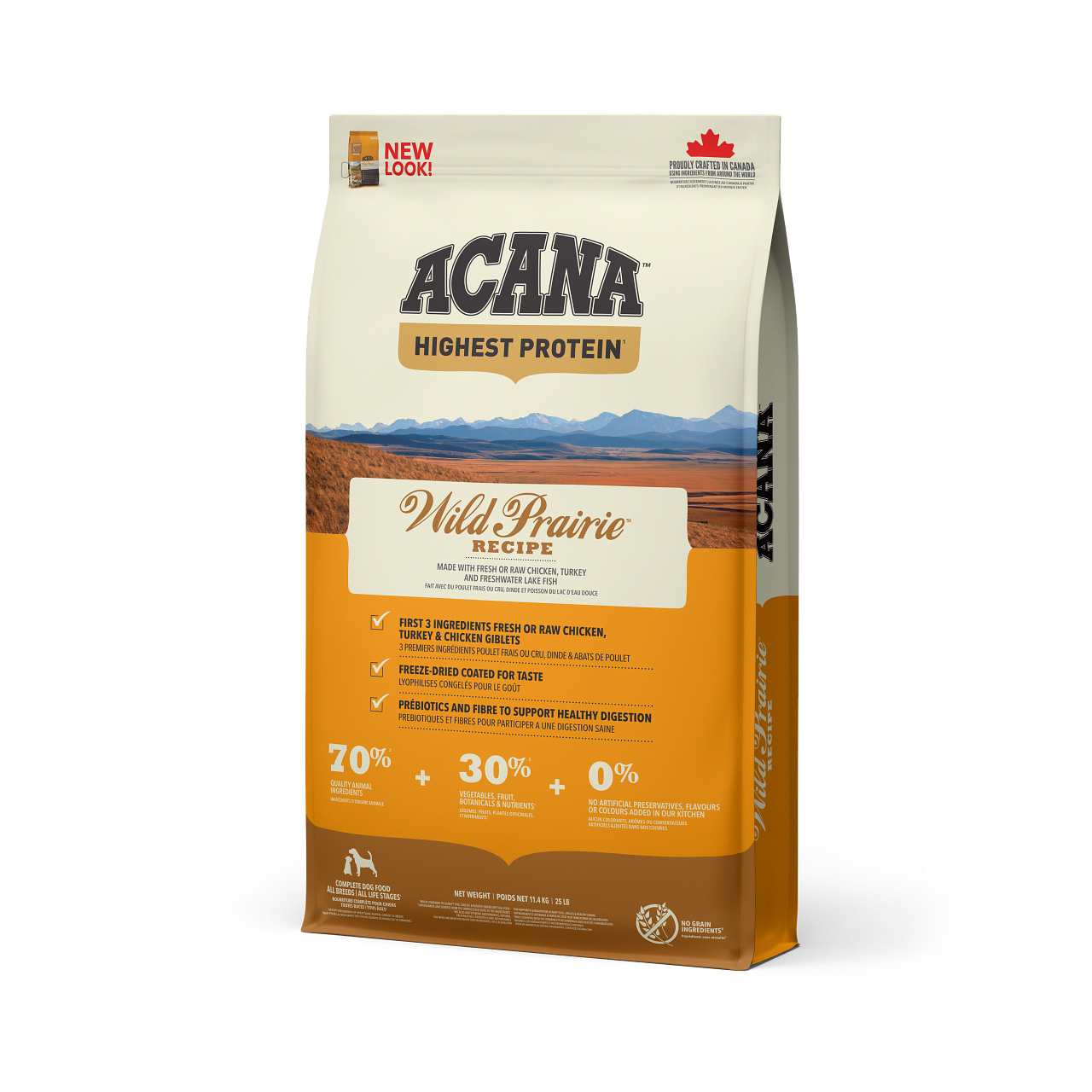 Torrfoder Wild Prairie till Hund - 11,4 kg - Acana