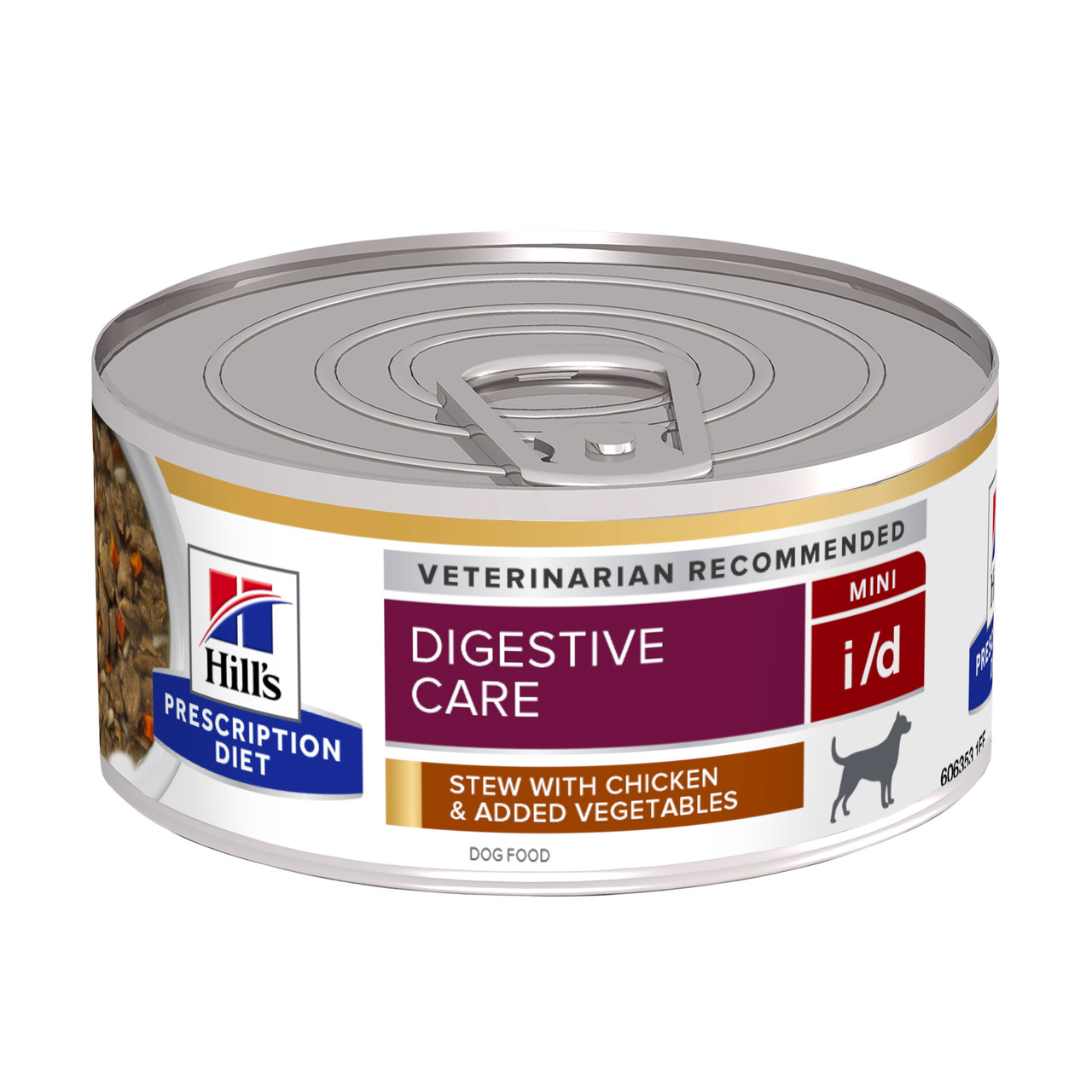 Prescription Diet i/d Digestive Care Mini Stew Kyckling & Grönsaker Hundfoder - 24 st x 156 g - Hill’s