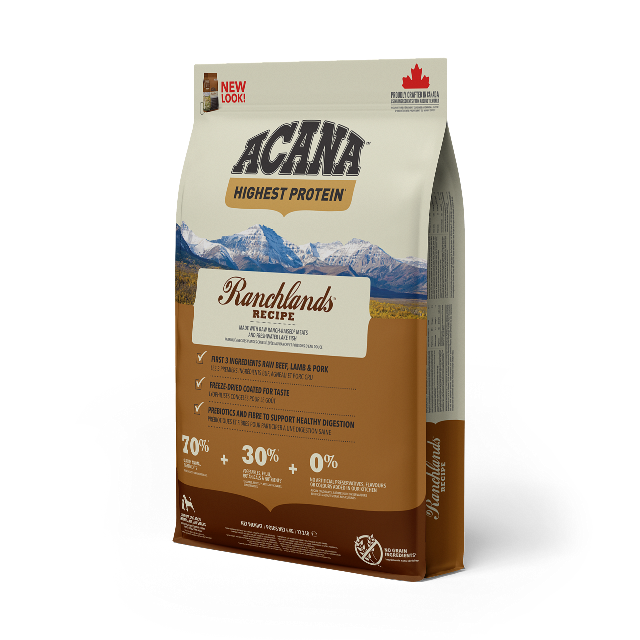 Torrfoder Ranchlands till Hund - 6 kg - Acana