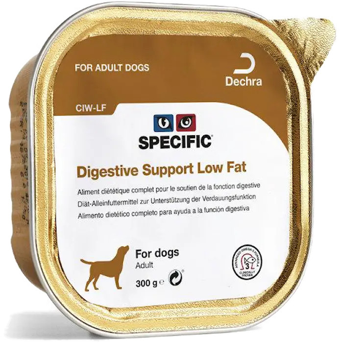 Digestive Support CIW-LF hundfoder - 6 st x 300 g - Specific