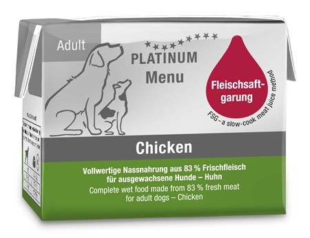 Adult Menu Chicken Våtfoder till Hund - 12 x 90 g - Platinum