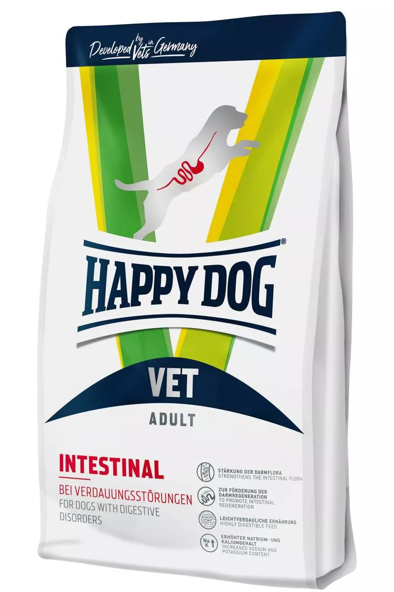 Vet Diet Intestinal Torrfoder för Hund - 12 kg - HappyDog