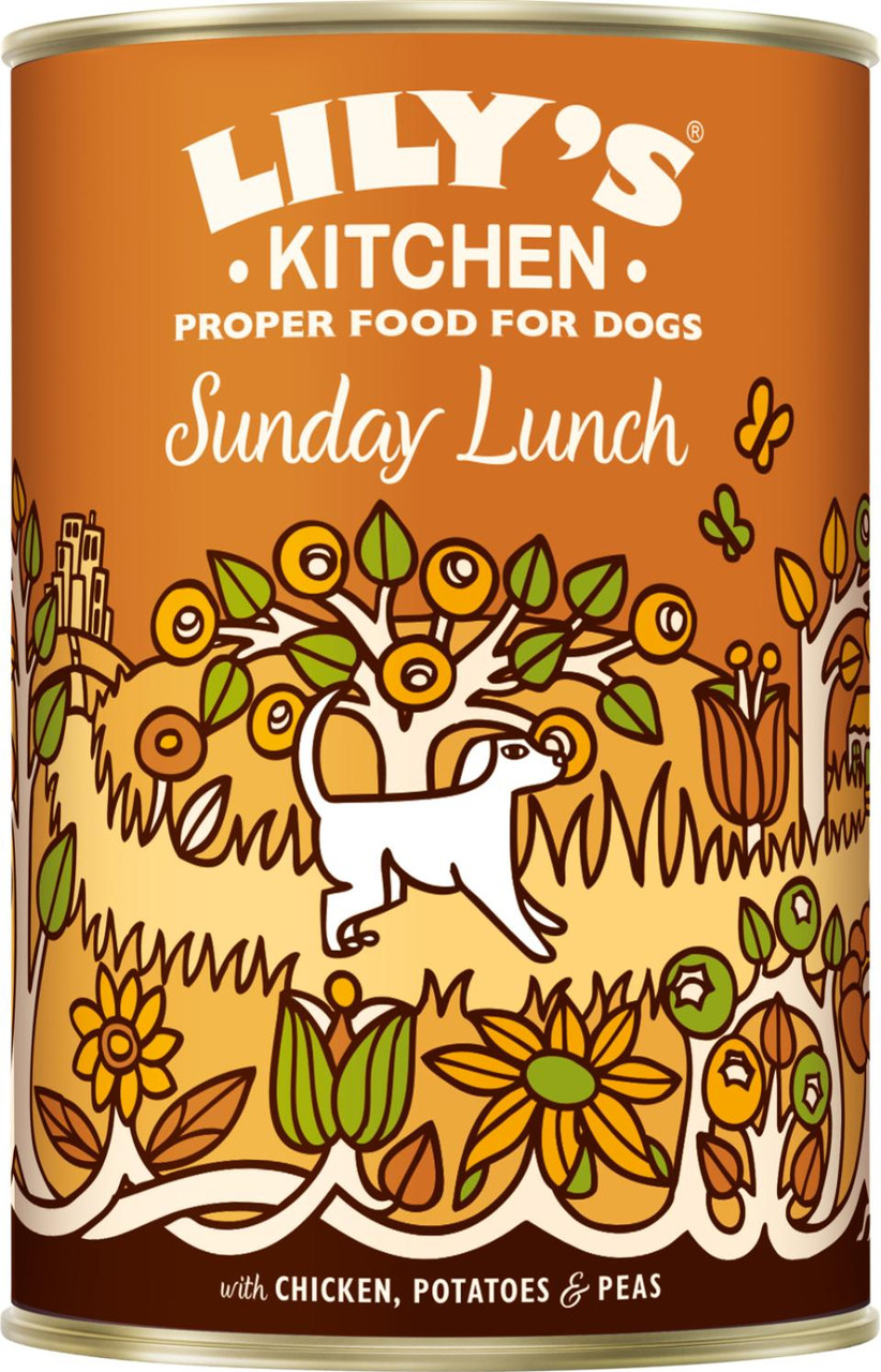 Sunday Lunch Våtfoder för Hund - 6 x 400 g - Lilys kitchen