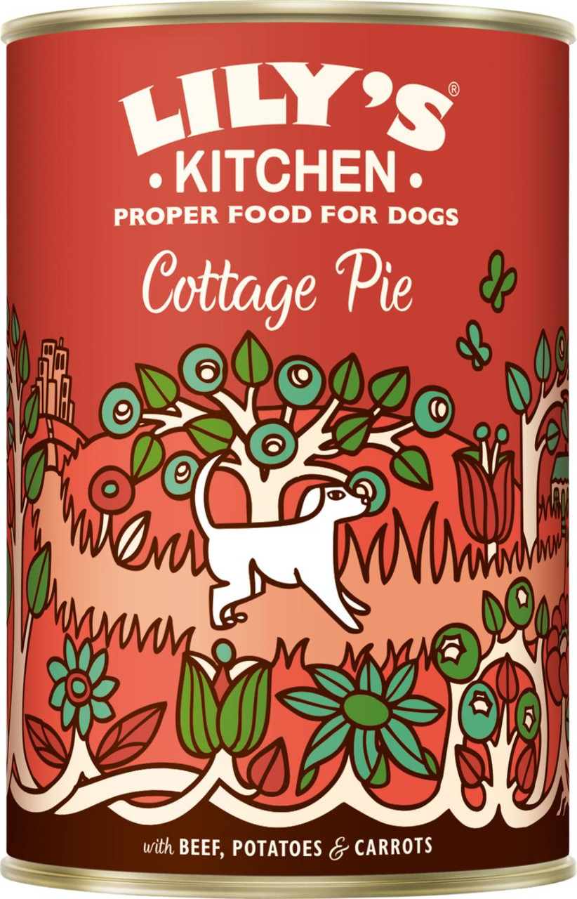 Cottage Pie Våtfoder för Hundar  - 6 x 400 g - Lilys kitchen