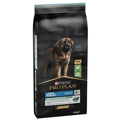 Large Robust Adult Sensitive Digestion Lamb hundfoder - 14 kg - Purina Pro Plan