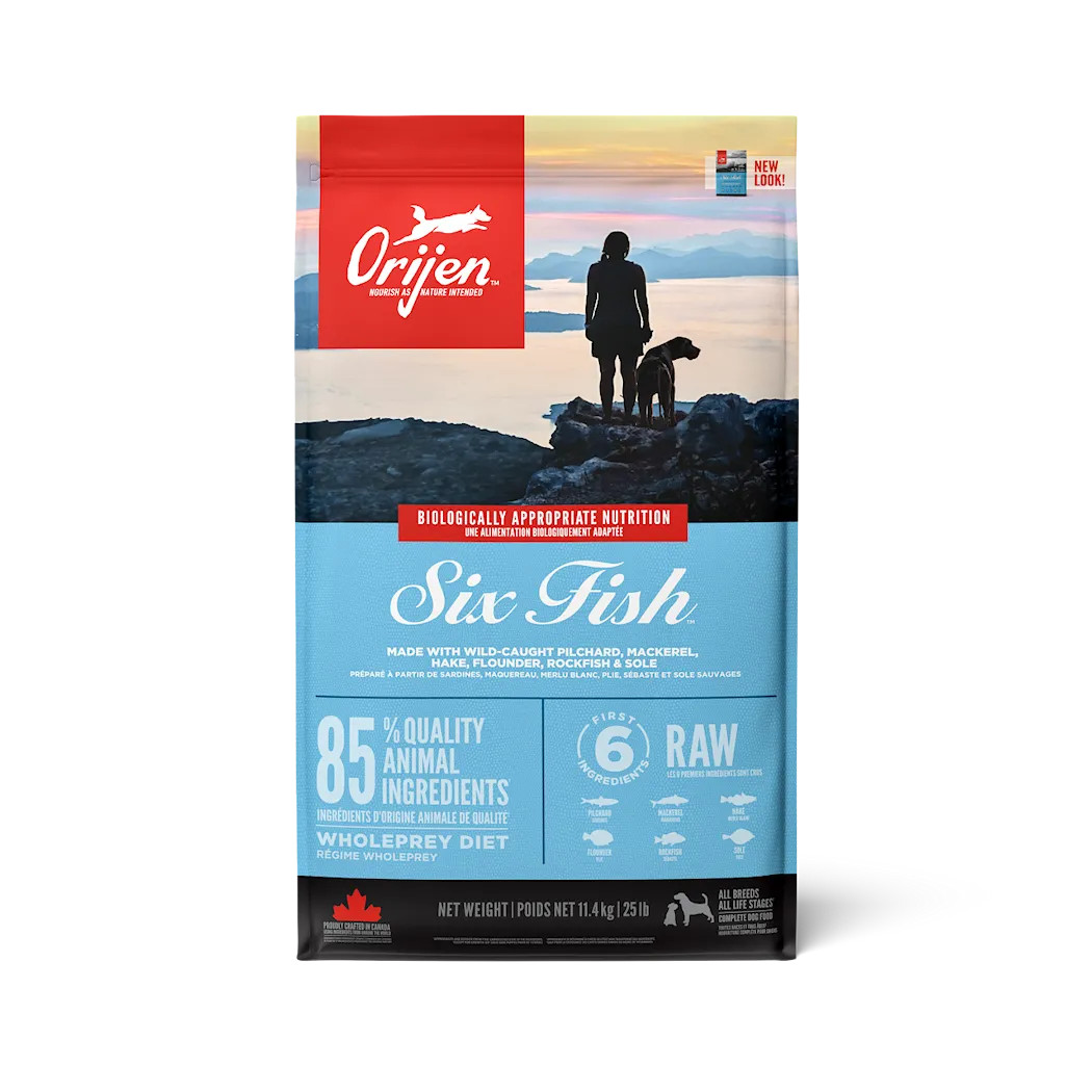 Dog Six Fish Torrfoder - 6 kg - Orijen