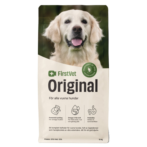 FirstVet Original - för alla vuxna hundar och hundraser - 12 kg - FirstVet