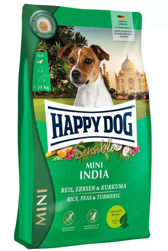 Sensible Mini India Hundfoder - 4 kg - HappyDog