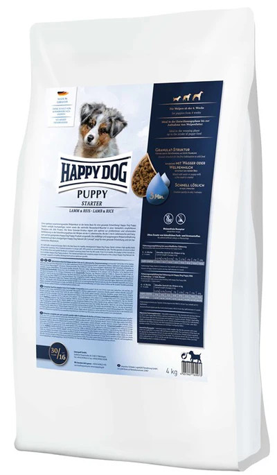 Puppy Starter Lamm och Ris - 4 kg - HappyDog