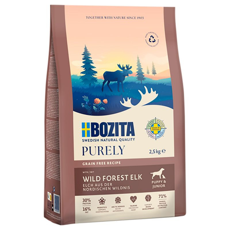 Purely Puppy & Junior Elk Hundfoder - 11 kg - Bozita