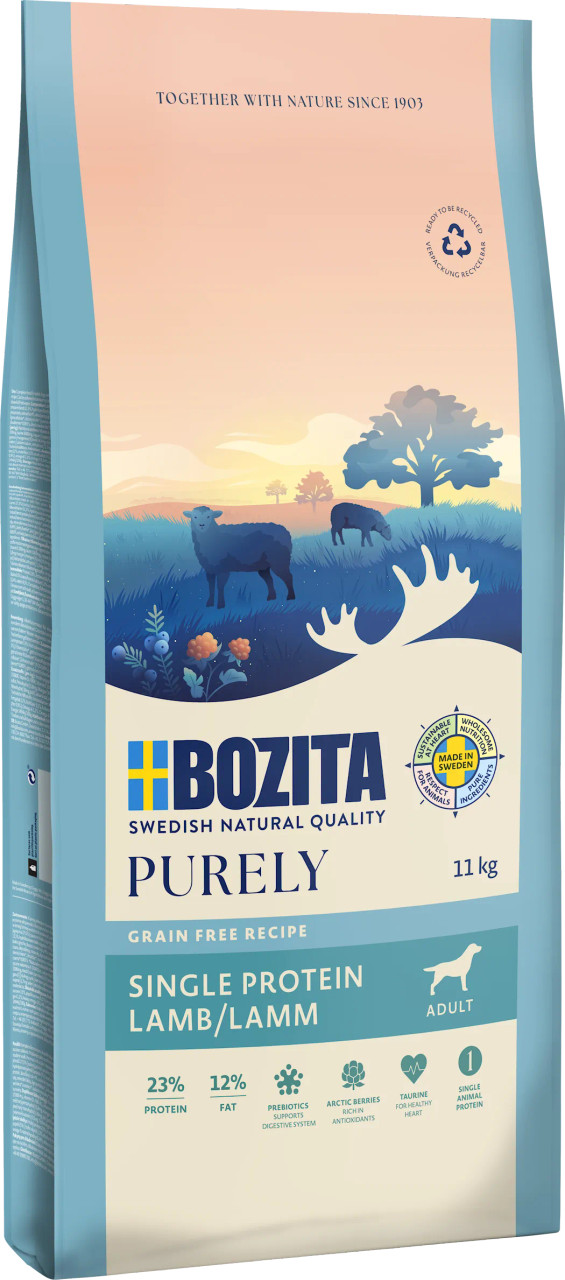Purely Adult Lamb Hundfoder - 2,5 kg - Bozita