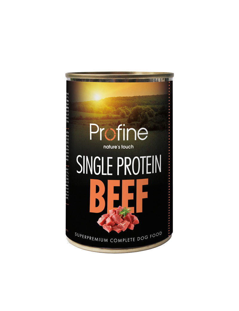 Single Protein Beef Våtfoder till Hund - 6 x 400 g - Profine