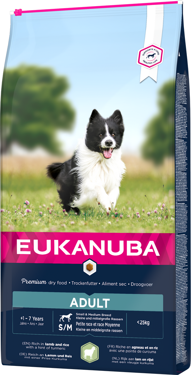 Dog Adult Small/Medium Lamb & Rice - 12 kg - Eukanuba