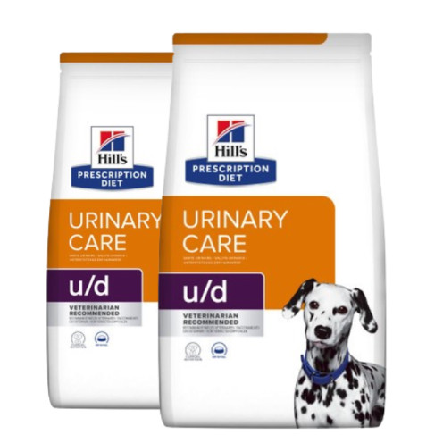 2-pack Prescription Diet u/d Torrfoder till Hund för Lever och Urinvägshälsa - 2 x 10 kg - Hill’s
