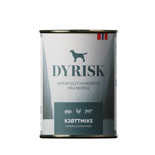 Våtfoder Köttmix till Hundar - 12 x 800 g - Dyrisk