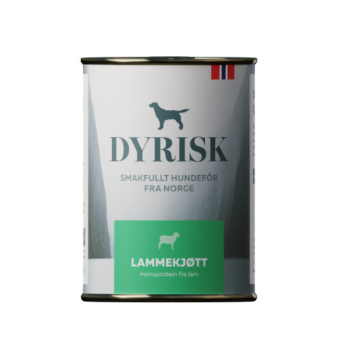 Våtfoder Lamm till Hundar - 12 x 800 g - Dyrisk