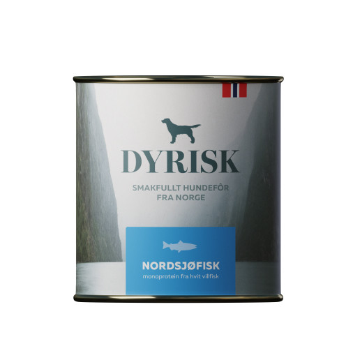 Våtfoder Nordsjöfisk till Hundar - 12 x 400 g - Dyrisk