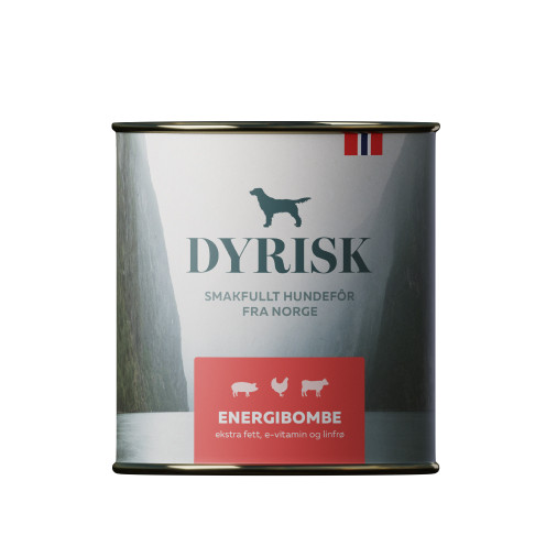 Våtfoder Energibomb till Hundar - 12 x 400 g - Dyrisk