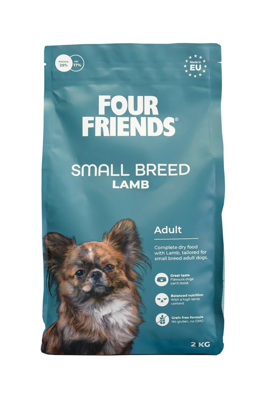 Small Breed Lamb Torrfoder till Hund - 2 kg - FourFriends