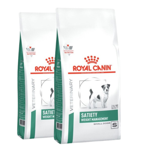 2-pack (2 x 8kg)  Veterinary Diets Weight Management Satiety Small Dog - 2 x 8 kg - Royal Canin Veterinary Diets